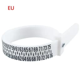 PHYHOO Plastic UK US EU JP HK Size Ring Size Measuring Tools Finger Gauge Ring Sizer Belt Measurement Tool Jewelry Accessories