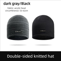WRELS Winter Warm Two Sided Hat Unisex Windproof Outdoor Fleece Sports Hat Fishing Cycling Bonnet Hunting Camping Hiking Caps