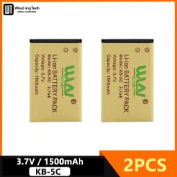 KB-5C Battery WLN KD-C1 Li-Ion Battery 1500mAh 3.7V For KD-C2 KD-C10 KD-C50 KD-C51 KD-C52 RT22S RT15 NK-U1 X6 RT22 Walkie Talkie