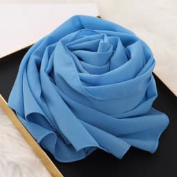 2025 Muslim Hijab Scarf With Zipper Plain Bubble Chiffon Ready to Wear Veiled Hijab Wrap Solid Shawls Headscarf Turban Ramadan