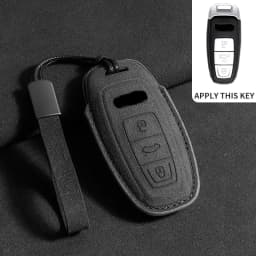 Car Key Case Cover For Audi A1 A3 8P A4 B9 A5 A6 C7 8S A7 A8 Q3 Q5 Q7 4M S4 S5 S6 S7 S8 RS3 RS6 SQ5 TTS Car Keychain Accessories