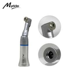 Myricko Style Dental Slow Low Speed External Single Water Spray Contra Angle Straight Air Motor Handpiece 4 Holes Rotation