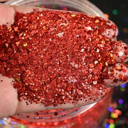 50g Holographic Mixed Hexagon Shape Chunky Irediscent Nail Art Glitter Flakes Laser Sparkly Sequins Slices Nail Art Decoration