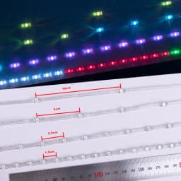 5V 12V WS2811 WS2812 3PIN Clear Lense LED String Lights Dream Color RGBIC Addressable Individually Fairy Seed Pixels Light
