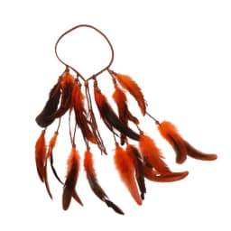 Boho Chic Indian Tribal Headband Feather Tassel Handmade Ethnic Headdress Hair Accessories Wood Beads Bohemian Headband