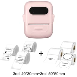 Marklife P50 Thermal Label Printer Mini Bluetooth Self-Adhesive Sticker Printer for School Office Kitchen To Tag Price Machine