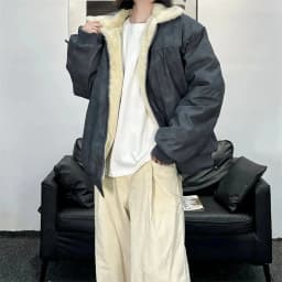 Men's Outerwear 2026 Winter New Style For Both men and Women Stylish and Warm Design High Street Cotton Jacket Fashionable Coat
