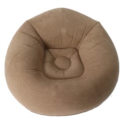 ZK20 Inflatable Lounge Chair Portable Sofa Couch for Living Room Bedroom Balcony Reading Room Gray