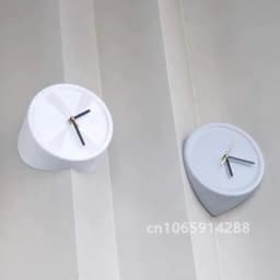 8 Inch Corner Wall Clocks Minimalist Wall Art Clock Bedroom Mechanism Silent Watches Living Room Luxury Desktop Watch Home Decor
