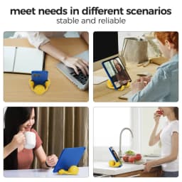 Thumb Shaped Desk Mobile Phone Holder Stand Adjustable Desktop Tablet Holder Universal Cute Creative 360° Rotating Phone Stand