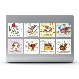 500Pcs/Roll Kawaii Cat Dessert Stickers, Cute Cake - Themed Cartoon Decals for DIY, Journal & Gift Decor