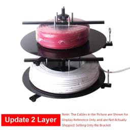 Wire Distributor Rack Cable Distributor Electrician Discharge Tray For Power Line Video Cable Discharge Rack 1 Layer