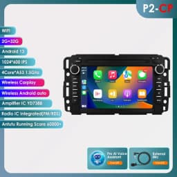 Android Car Radio Stereo for Chevrolet Silverado GMC Sierra Impala Traverse Avalanche Express Yukon Acadia Savana GPS Multimedia