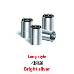 4Pcs Styling Wheel Tire Valve Air Stem Cap Duust Covers For Mercedes Benz W210 W176 AMG CLS CLE CLA GLA GLB GLS Class A GLE W222