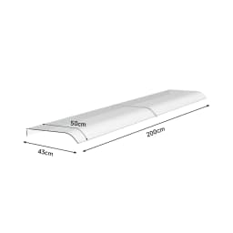 Garden Sanctuary Transparent Window Door Awning Canopy