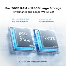 DOOGEE Tab G6 Pro 2 in 1 Tablet PC Android 16 36GB 128GB Gemini AI 12" 2.4K 9000mAh Battery Helio G100 4G LTE Tablet Pad