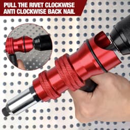 Riveting Machine Electric Rivet Gun Adapter Home 2.4mm-3.2mm-4.0mm-4.8mm Riveting Tools Cordless Multi-function Riveting Machine