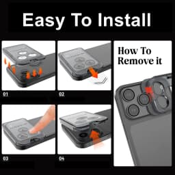 1-3Sets Easy Install Clear AR Lens Cap For iPhone 18 17 Pro Max Duo 17Air 18Pro 18PM Dust Free Camera Protector Tempered Glass