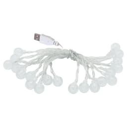 5V 1.5m 3m 6m10m Bubble Ball LED String Fairy Light USB/Battery Powered Warm White/RGB Wedding Christmas Party Home Decoration