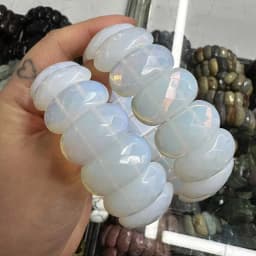 AAA Natural Stone Good Quality Black Onxy Crystal Strawberry Sodalite 12*24mm Bracelet Bangle Charm Fashion Couple Gift Jewelry
