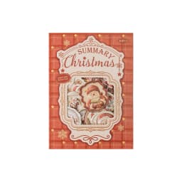 Journal GO 30pcs Retro Christmas Label Stickers Embossed Mixed Shape Holiday Decals for Junk Journals Scrapbooking Planners Card