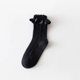 Cotton Women's Socks Frilly Ruffle Socks Spring Summer Casual Ankle Short Boat Socks Loose Knitting Solid Color Mid Tube Sock