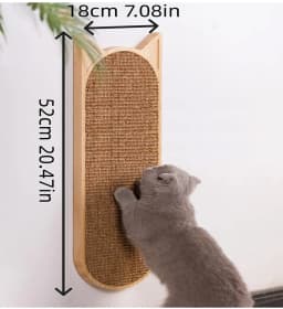 Sisal Mat Cat Scratching Board Hanging Wall Wear-resistant, Non-chipping Resistant Vertical Grinding Claw Post Cat Supplies