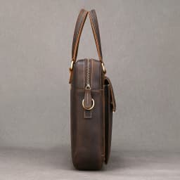 Genuine Leather Briefcase For Men Male Cowskin Laptop Business Handbag Vintage Style Crazy horse leather Shoulder Crossbody Bag