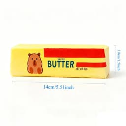 12PCS Full Box Cartoon Series Soft Butter Squishy, Soft Silicone Butter Stick Squeeze Toy, Party Favor Mini Gifts