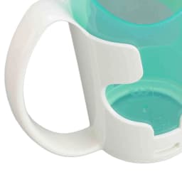Elderly Care Cup Smoother Rim Patient Care Drinking Cup Mug Transparent Look Versatile Comfortable Use with Holder for Disabled