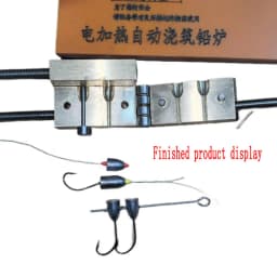 220V Casting Lead Furnace, Lure Sinker Mold Automatic Feeding Tin Furnace, Lever-Type Lead Furnace