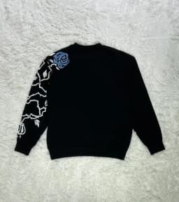 Y2K Trendy Japanese Anime Casual Pullover Kaiser Sweatshirt Autumn and Winter Warm Round Neck Knitted Unisex Clothing Retro