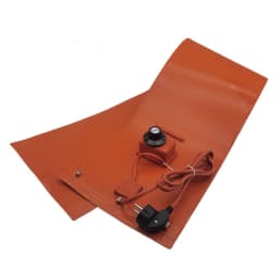 Fit 20-200L Drum 1000-3000W 110V 220V Flexible Silicone Band Drum Heater Blanket Oil Biodiesel Barrel