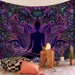 Indian Mandala Wall Hanging Tapestry Boho Wall Cloth Tapestries Decor Psychedelic Hippie Bohemia Wall Carpet Bedroom Decoration