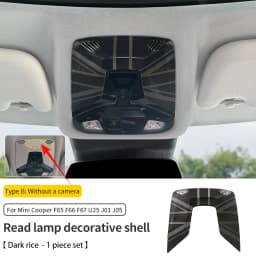 Reading Light Frame Trim Cover For Mini Cooper F65 F66 E/SE J01 EV Aceman J05 U25 Countryman ABS Car Interior Decor Accessories