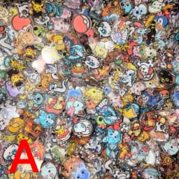 50PCS 3 Types Pocket Monsters Anime Kawaii Double-Decker Acrylic Sheet Collection Cartoon Periphery DIY Phone Case Gift