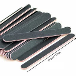 5Pcs Emery Board Nail Files, Straight Sandpaper Files for Nail Art DIY Manicure