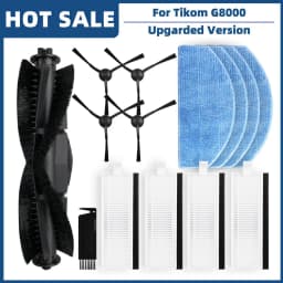 Compatible For Honiture G20 Pro, Tikom G8000 Pro, Laresar Evol 3 3S Replacement Parts Accessories Main Side Brush Filter Mop