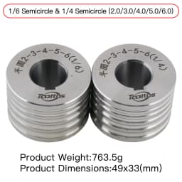 Rolling Mill Auxiliary MOLDS for Bracelet Rolling Machine Round Oval Flat Profiles