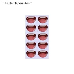 10 pcs Multi styles Cute Cartoon Mouth Stickers Anime Figurine Doll Face Organ Paster Decals DIY Glass Mouth Chips Paper