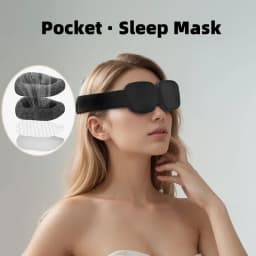 3D Sleeping Eye Mask Block Out Light Sleep Mask for Eyes Slaapmasker Eye Shade Blindfold Sleeping Aid Mask Eyepatch Adjustable