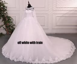Ashley Gloria Pure White Wedding Dresses Elegant Boat Neck Ball Gown Simple Vestido De Noiva Plus Size Robe De Mariee