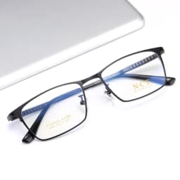 BCLEAR Fashion High Quality Titanium Men Glasses Frame Optical Prescription Eyeglass Full Rim Business Comfortable Light Weight