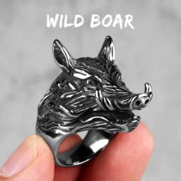 Stainless Steel Animal Men Rings Eagle Dog Dragon Bird Snake Punk Hip Hop Trendy For Male Boy Jewelry Creativity Gift Wholesale
