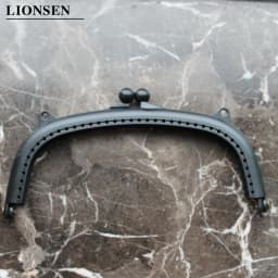 LIONSEN 16cm Arc Plastic Purse Frame Handle for Clutch Bag Handbag Accessories Making Kiss Clasp Lock 10 colors