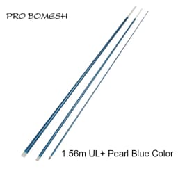 Pro Bomesh 1.43-1.56m 3 Section Hollow Fiber Glass Trout Fishing Rod Blank Travel Fishing Rod Building DIY Component Repair Pole