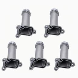5Pcs Aluminum Engine Cooling Pipe Coolant Connector 11127810707 For BMW F01 F02 F07 F10 F12 F13 F20 F21 F22 F25 F26 F30 F31 F32