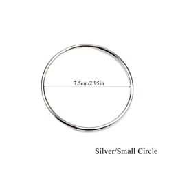 1PC Acrylic D Round Shape Purse Sewing Frame DIY Bag Handles For Bag Making Purse Handles Replacement Crochet Bag Handles