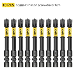 Non-slip Cross Screwdriver Set Magnetic Batch Head Magnetic Batch Head Impact Screw Driver Bit 65/110/150mm