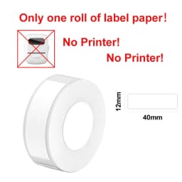 Marklife P50 Mini Label Printer Support Portable Thermal Printer Self-adhesive Labels Printer Tag Stickers Maker Or 1 Roll Label